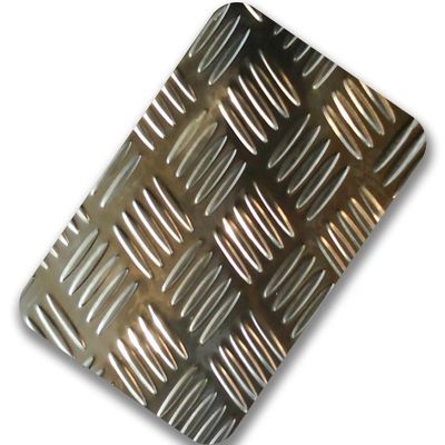 विरोधी स्लाइड चेकर स्टेनलेस स्टील शीट 4x8 1.5 मिमी 2.0 मिमी मुद्रांकित प्लेट
