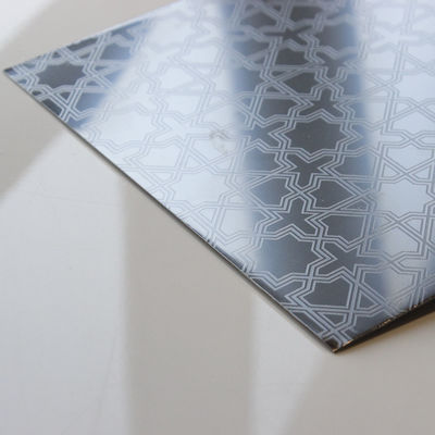 अनुकूलित पैटर्न एंटी स्क्रैच स्टेनलेस स्टील शीट आकार के लिए कट DIN मानक