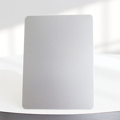 अच्छी कीमत 1219mm सजावटी स्टेनलेस स्टील शीट सफ़ेद रंग का बीडब्लास्टेड फ़िनिश आईनॉक्स प्लेट 4*8FT ऑनलाइन