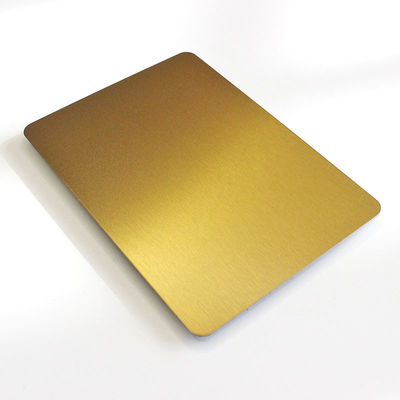 अच्छी कीमत 304 स्वर्ण ब्रश स्टेनलेस स्टील शीट कोल्ड रोल्ड स्टेनलेस स्टील प्लेट ऑनलाइन