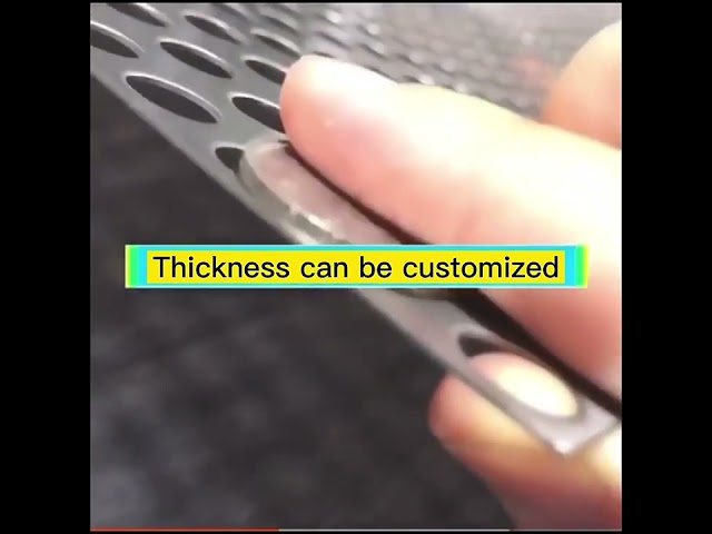 कंपनी के वीडियो के बारे में Perforated metal stainless steel wire mesh screen sheet plate