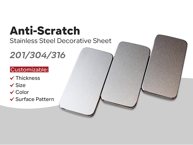कंपनी के वीडियो के बारे में Anti-scratch Stainless steel Sheet 304 316 Bead Blasted stainless steel decorative sheet